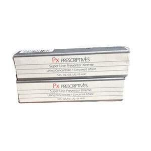 Set Of 2 PX Prescriptives Super Line Preventor Xtreme Anti Aging .5 oz 15ml NIB